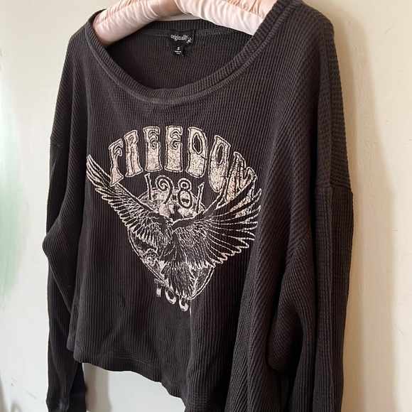 Originality Top /Cropped Freedom Tour 1981 Sz Small - Picture 4 of 8